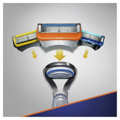 Gillette Fusion5 Power razor with battery and 2 cartridges included