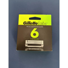 Леза для станка Gillette Labs з відлущувальною смужкою 6 шт