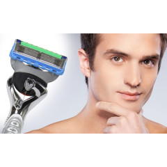 Gillette Fusion ProGlide Power men's machine in chrome with cartridge and battery included