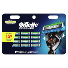Бритвені касети Gillette ProGlide упаковка 12 штук