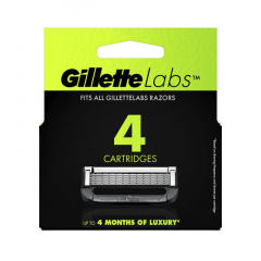 Лимитированная бритва Gillette Labs с эксклюзивной белой отделкой подставкой и 5 картриджами в комплекте