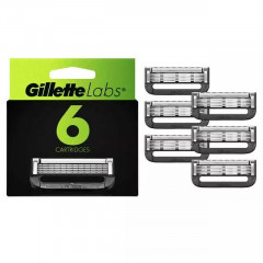 Мужской станок Gillette Labs White Edition с подставкой и 7 картриджами в комплекте белый