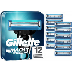 Запасні леза для верстата Gillette Mach3 Turbo 12 шт