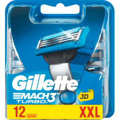 Запасні леза для верстата Gillette Mach3 Turbo 12 шт