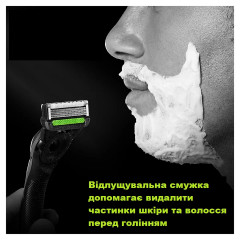 GilletteLabs shaving set with exfoliating strip and 6 replacement cassettes in a travel case