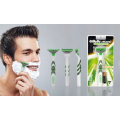 Gillette Mach3 Sensitive Power men's machine with one cartridge and battery pack