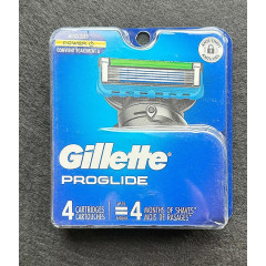 Леза для бритви Gillette ProGlide 4 шт виготовлено в Америці