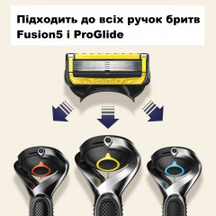 Запасні картриджі Gillette ProGlide Shield Power американська якість 4 шт
