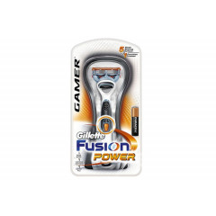 Gillette Fusion Gamer men's razor with battery and cartridge