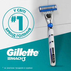 Станок для гоління Gillette Mach3 Turbo з 9 змінними лезами