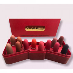 Limited edition MAC Celebrate In Color Powder Kiss Lipstick Set (12 pieces)       