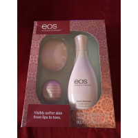 EOS Body and Lip Care Set (Berry Blossom Body Lotion 200 ml, Hand Cream 44 ml, Coconut Milk Lip Balm 7 g)