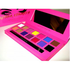 Eye shadow palette Alyssa Edwards by Anastasia Beverly Hills 14 colors