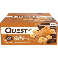 Quest Hero Chocolate and Peanut Butter Protein Bar 36 pc х 60 g