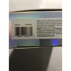 Набор мини-пинцетов Tweezerman HOLLYGRAPHIC Metallic Collection 2 шт и чехол