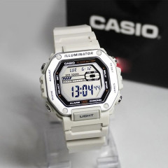 Кварцовий наручний годинник Casio MWD-110H-8AVEF бежевий чоловічий