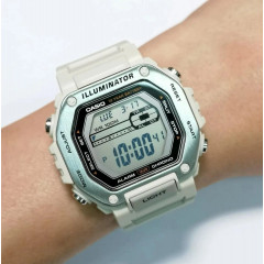 Кварцовий наручний годинник Casio MWD-110H-8AVEF бежевий чоловічий