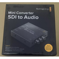 Перетворювач аудіосигналу міні-конвертер Blackmagic Design CONVMCSAUD чорний