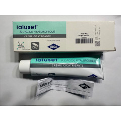 Зволожувальний крем для обличчя з гіалуроновою кислотою Ialuset для антивікового догляду 100 г