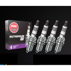 Свічка запалювання NGK LKAR7AHX-S Ruthenium HX 92274 для бензинових двигунів 4 шт
