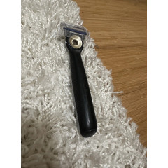 Gillette Labs Heated Razor electric shaver with 1 used razor, 2 new replacement blades, and charging dock