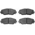 Dynamic Friction 1115-1210-00 4 pcs front brake pads