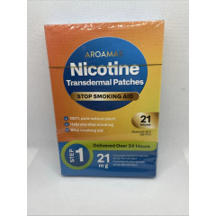 Transparent nicotine patches Aroamas 1 Step 21 pcs 21 mg 