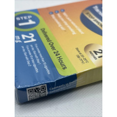 Прозорі нікотинові пластирі Aroamas 1 Step 21 шт 21 мг