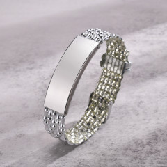 Браслет Quanxi Water Jewelry BS-153 унісекс сріблястий