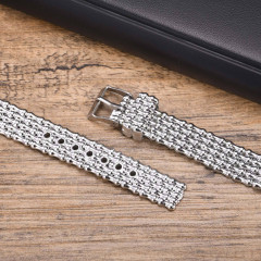 Браслет Quanxi Water Jewelry BS-153 унісекс сріблястий