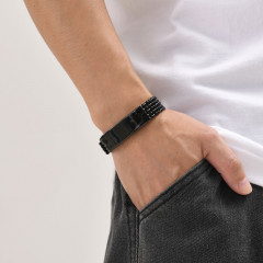 Чорний браслет Quanxi Water Jewelry BS-153 унісекс