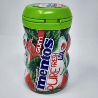Chewing gum Mentos Watermelon without sugar 1 can 50 pieces