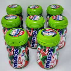 Жувальна гумка Mentos Кавун без цукру 1 банка 50 штук