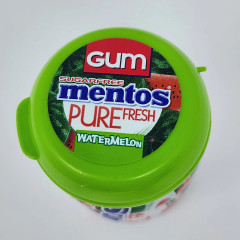 Жувальна гумка Mentos Кавун без цукру 1 банка 50 штук
