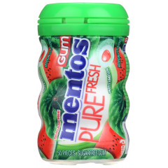 Жувальна гумка Mentos Кавун без цукру 1 банка 50 штук