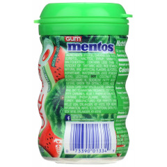 Жувальна гумка Mentos Кавун без цукру 1 банка 50 штук