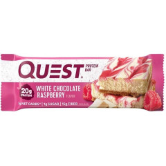 Protein bar Quest Nutrition white chocolate and raspberry flavor 60 g 1 pc