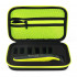 Philips OneBlade QP15/25 shaver storage case in black and green size 21*12.4*6.5 cm