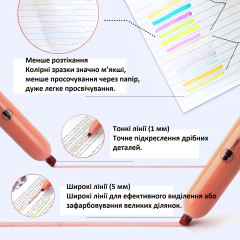 Набір маркерів для офісу та навчання WRITECH Click 12 штук