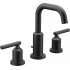 Two-lever sink mixer Moen T6142BL-9000, matte black