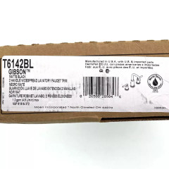 Двоважільний змішувач для раковини Moen T6142BL-9000, матовий чорний