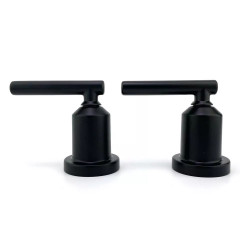 Двоважільний змішувач для раковини Moen T6142BL-9000, матовий чорний