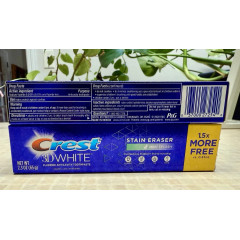 Отбеливающая зубная паста Crest 3D White Stain Eraser мятная 65 г