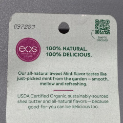 Набір бальзамів для губ Eos Organic Sweet Mint з натуральною олією ши, 2 шт 01264