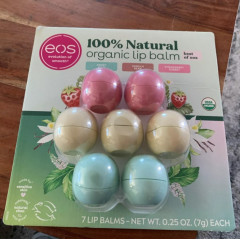 Набір EOS 100% натуральних бальзамів для губ із 7шт