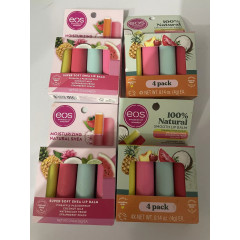 Набір зволожувальних бальзамів для губ EOS Stick 4 шт