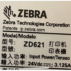 Настільний термопринтер для етикеток і штрих-кодів Zebra ZD621