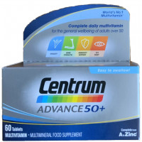 Мультивітаміни Centrum для зрілих людей Advance 50 Plus 60 таблеток - уцінка через термін придатності 08/2024