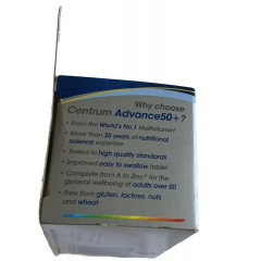 Мультивітаміни Centrum для зрілих людей Advance 50 Plus 60 таблеток - уцінка через термін придатності 08/2024