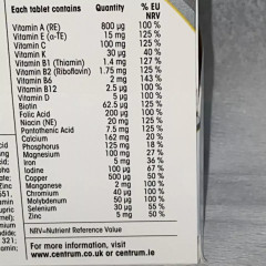 Вітамінно-мінеральний комплекс Centrum Advance 60 таблеток - уцінка через термін придатності 08/2024